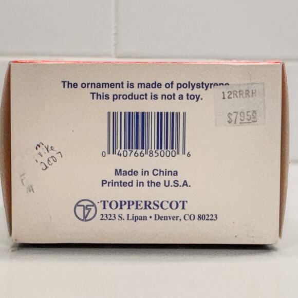 1990's Vintage OSU-Oklahoma State University Football Ornament-Licensed - Picture 5 of 6